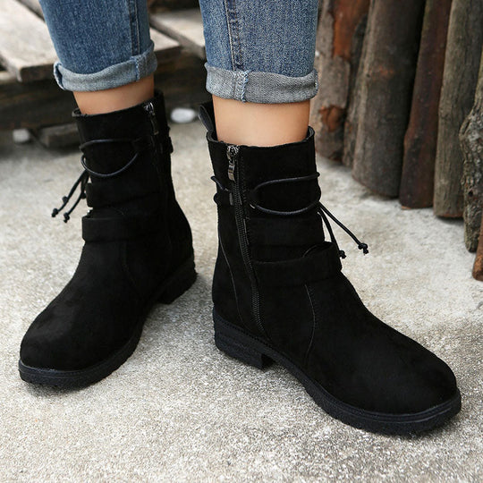 Vintage Schnalle Stiefeletten EB
