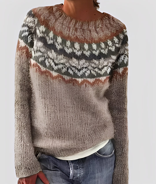 EB | Damen-Wollpullover, elegant und locker geschnitten