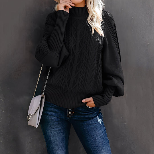 EB | Eleganter, Lässiger Damen-Rollkragenpullover