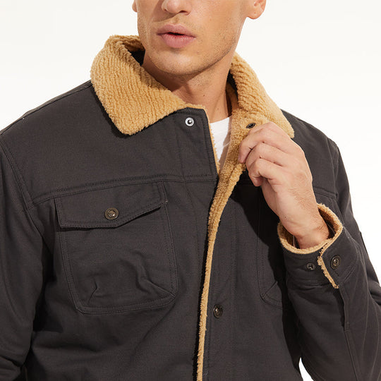 EB | Winterjacke mit Sherpa-futter Wasserabweisend Warm und Robust