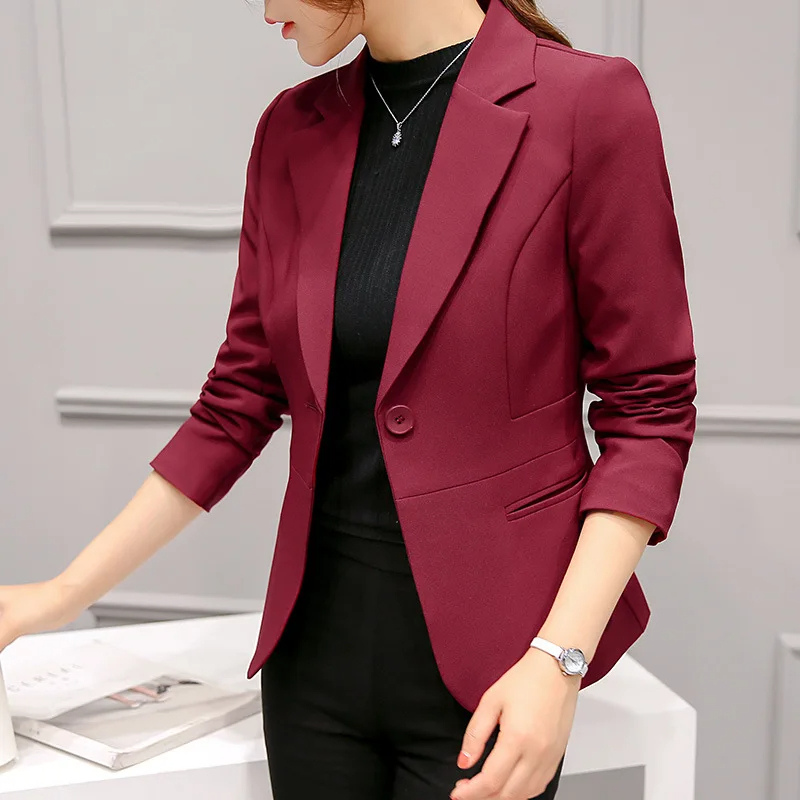 EB | Eleganter Damen Blazer mit Langen Ärmeln Perfekt für Die Arbeit