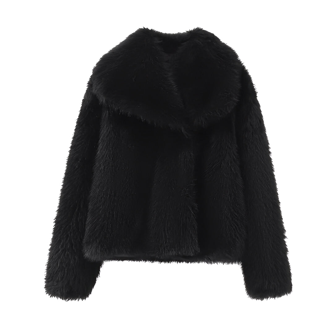 EB | Eleganter Faux-Fur-Mantel für Frauen