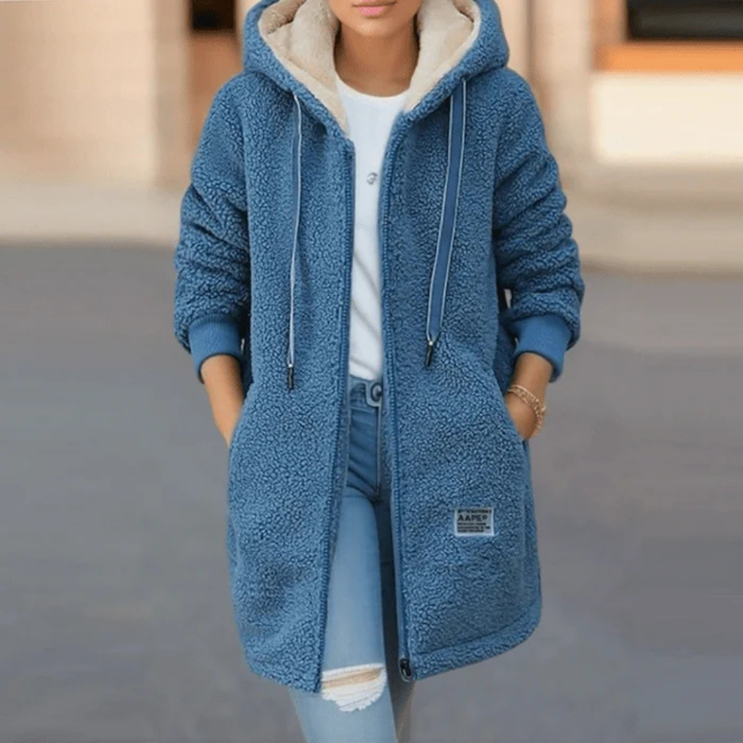 EB | Langarm Winter Warm Kapuze Jacke - Lange