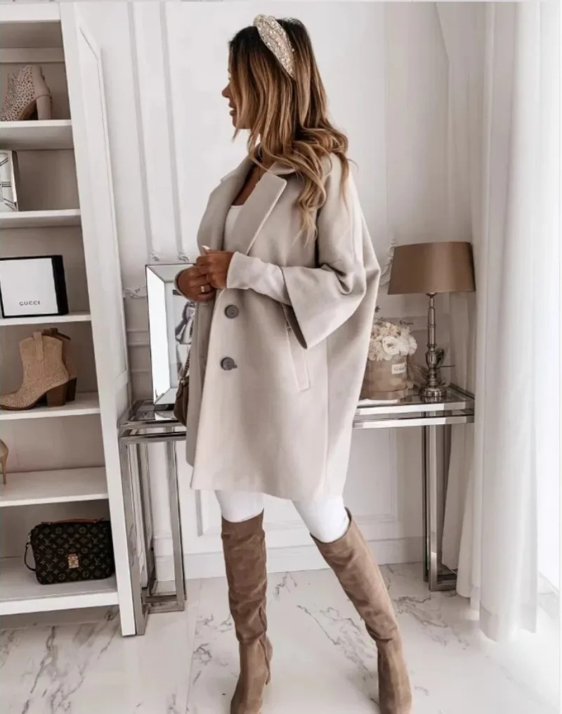 EB | Weit fallender Damen-Trenchcoat