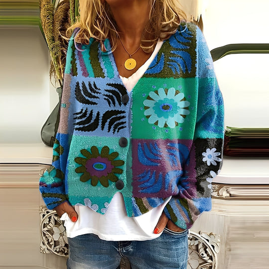 EB | Gemütlicher, weicher Damenpullover mit Muster