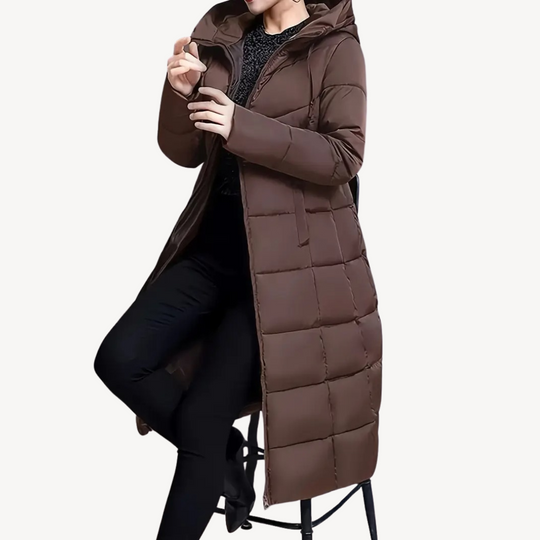EB | Damen Lange Daunenjacke