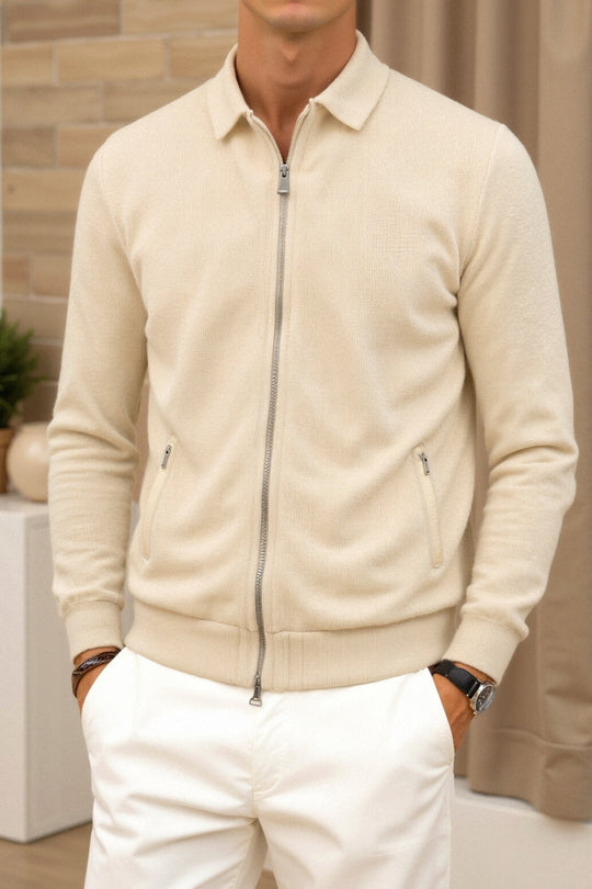 EB | Stilvolle Herrenjacke in Beige