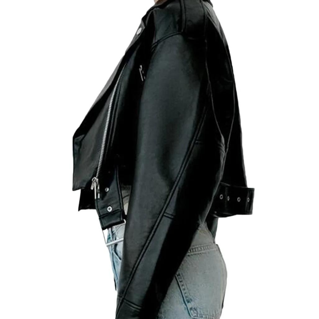 EB | Slim-Fit-Lederjacke für Frauen