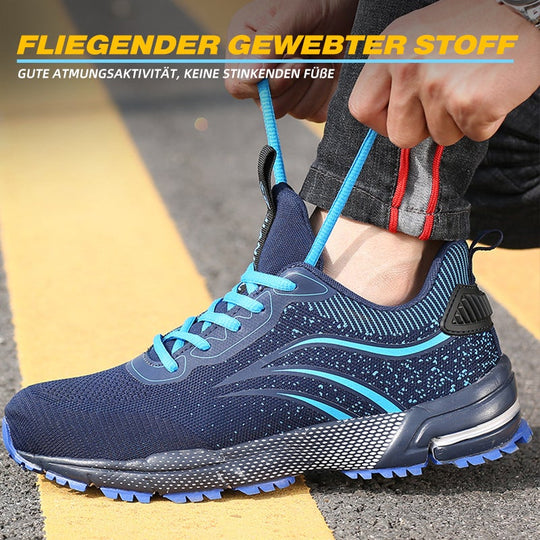 Leicht Sicherheitsschuhe Herren Damen Arbeitsschuhe Atmungsaktiv Schutzschuhe Stahlkappe Sportlich Sneaker EB