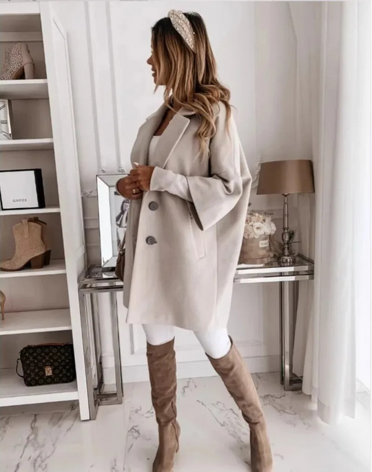EB | Eleganter Locker Sitzender Damen Trenchcoat