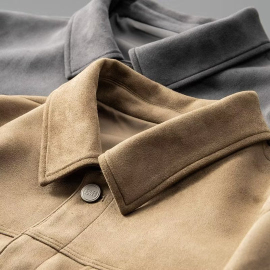 EB | Klassische Wildlederjacke für Männer