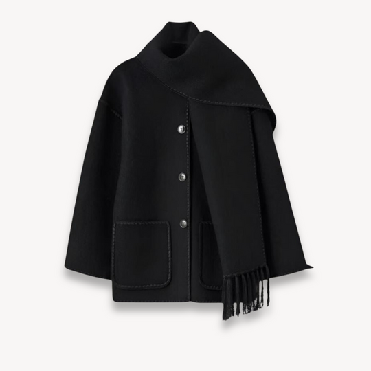 EB | Damen Übergröße Cape Jacke