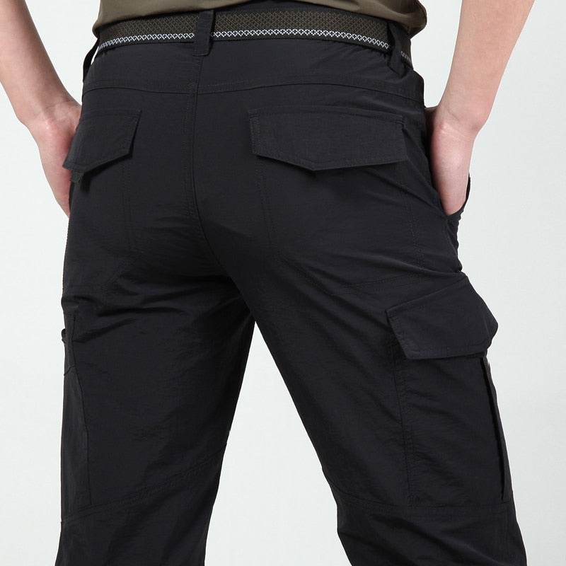 EB | Funktionale und Stilvolle Herren Cargo Hose mit Praktischen Klappen Taschen