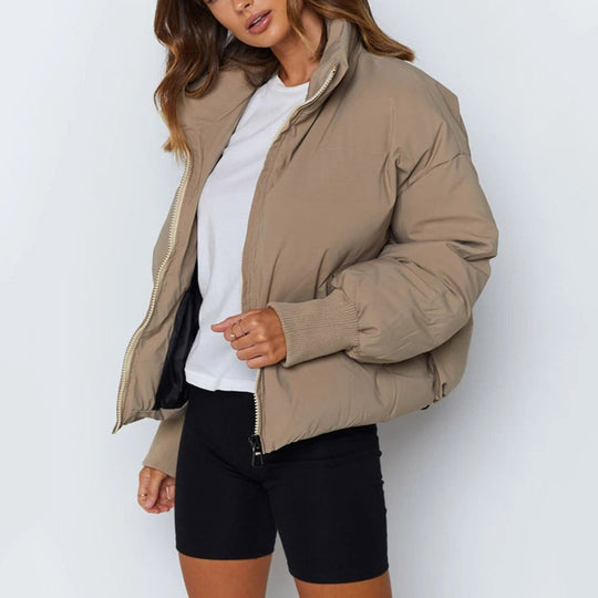 EB | Kurze Pufferjacke mit Reißverschluss - Reißverschluss