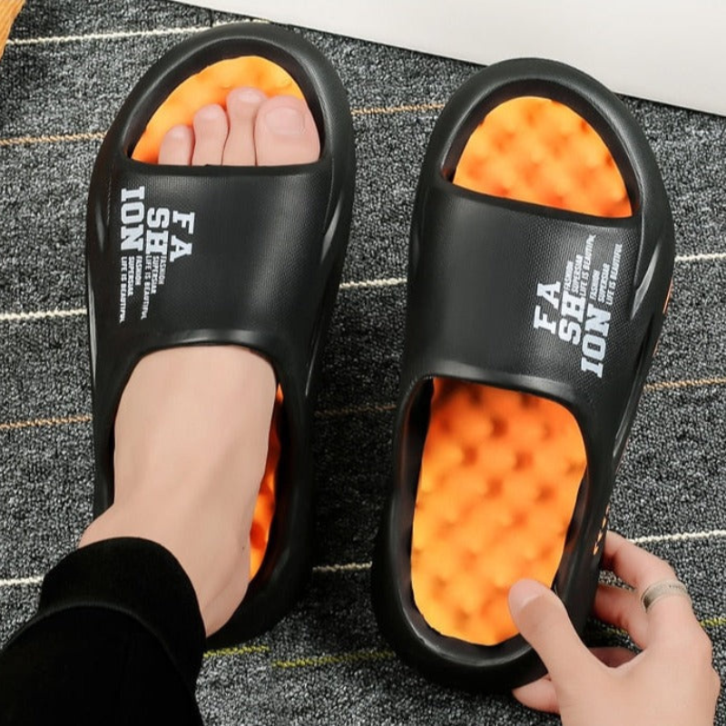 EB | Luxus Orthopädische Herren Badeschuhe Mit Weichem Fußbett Und Rutschfester Sohle