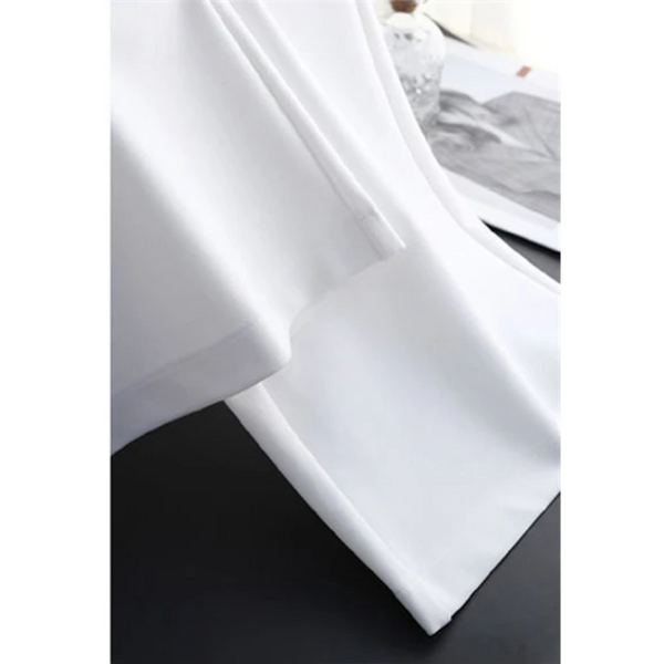EB | Elegante Enganliegende Hohe Taille Flared Hosen