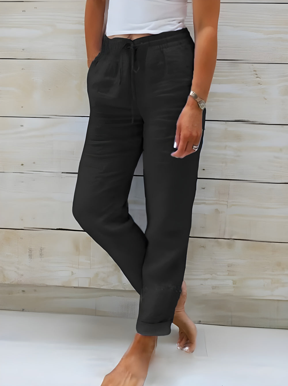 EB | Lockere Damen Baumwollhose – Bequem & Stylisch