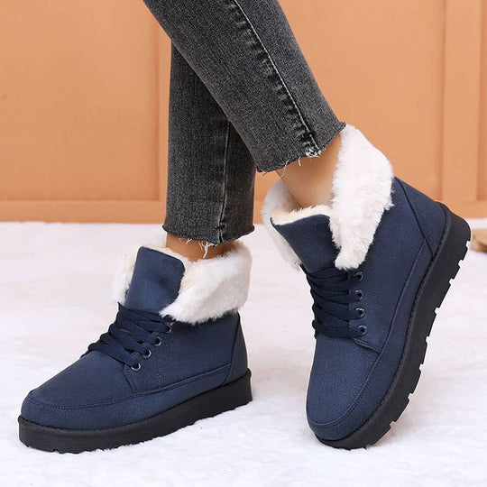 Kuschelige Damen-Winterstiefel mit Fellfutter EB EB
