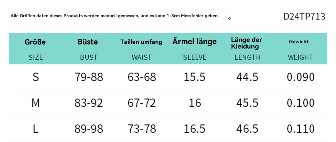 EB | Kontrastierendes Oberteil mit Rundhalsausschnitt und Kirschdruck