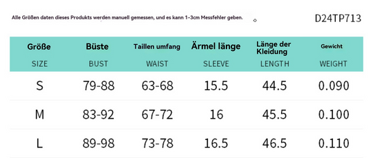 EB | Kontrastierendes Oberteil mit Rundhalsausschnitt und Kirschdruck