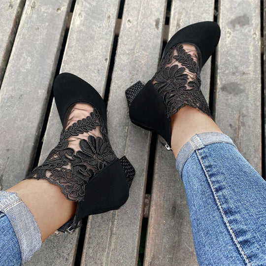 Elegante Sommer-Spitzenpumps EB