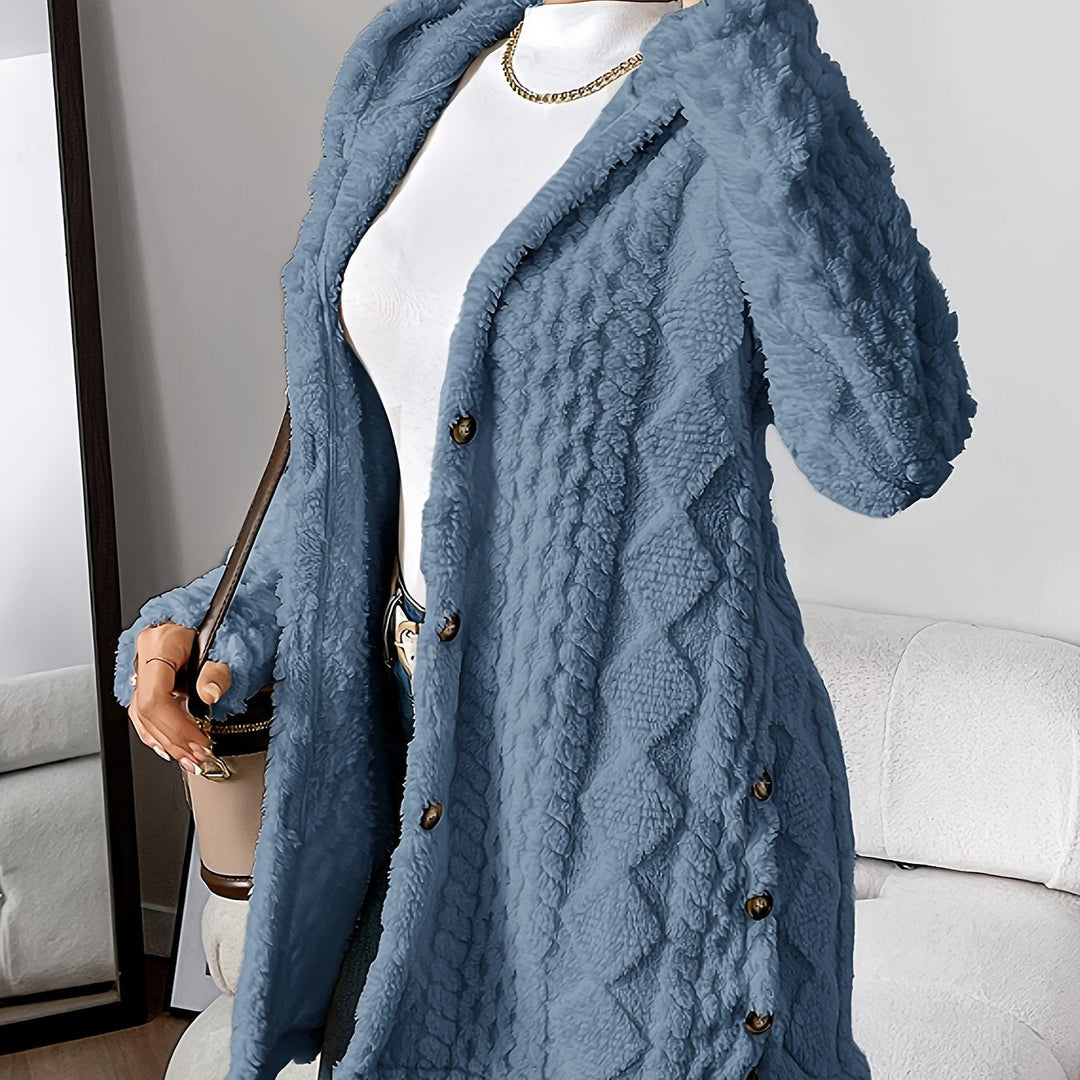 EB | Lang Damenjacke Mit Kapuze – Marit