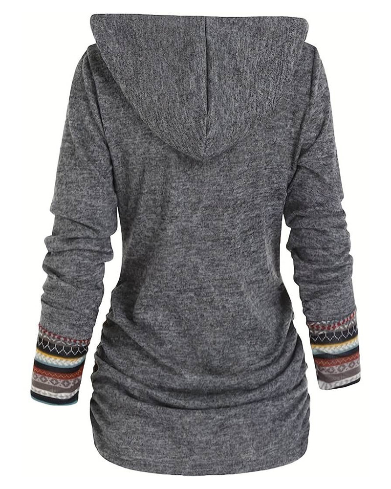 EB | Kapuzenpullover In Kontrastfarbe