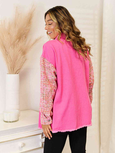 EB | Rohsaum Drop-Shoulder Denimjacke