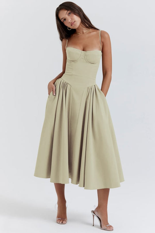 EB | Midikleid In Korsettform