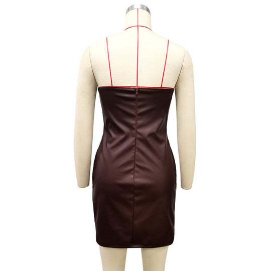 EB | Schlauchtop und hippes PU-Kleid