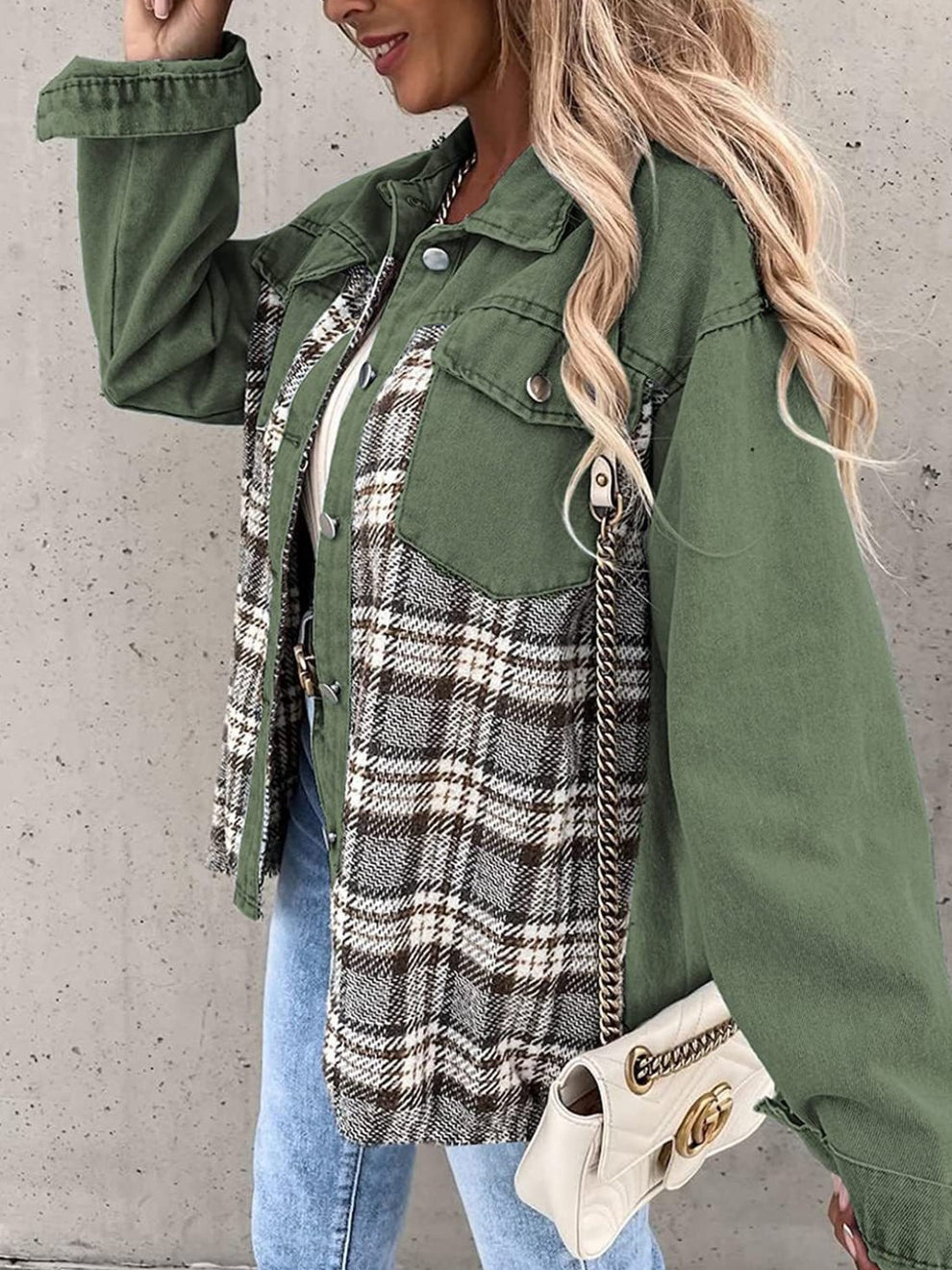 EB | Vintage-Flanelljacke für Frauen