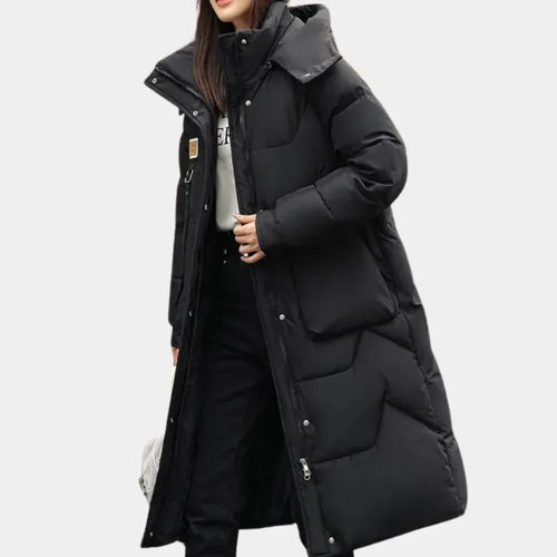 EB | Kapuzenjacke mit Puffmuster für Frauen