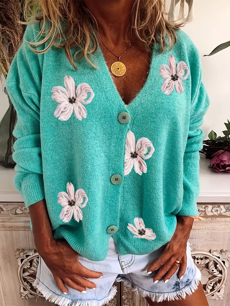 EB | Unifarbenes Cut-Out Strickpullover - Stilvolle Damenmode