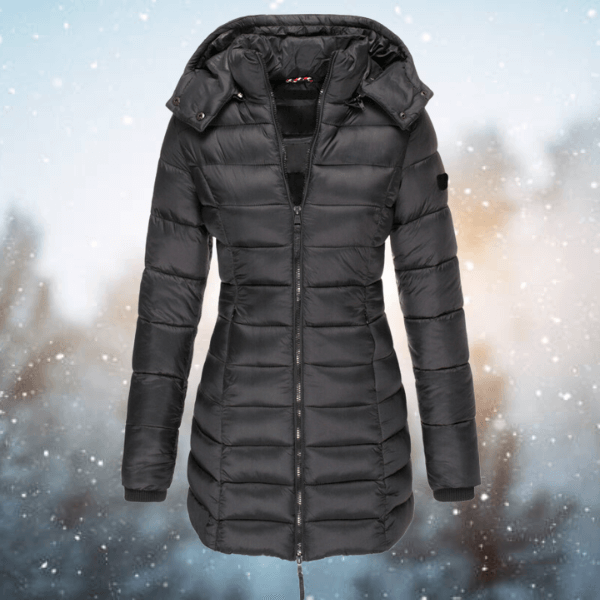 EB | Damen Langjacke Gepolsterte Pufferjacke