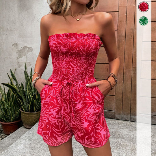 EB | Jumpsuit mit Schulterdruck für Röhrentop