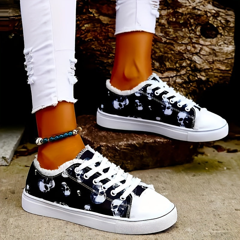 Turnschuhe Mit Totenkopfdruck Luna EB