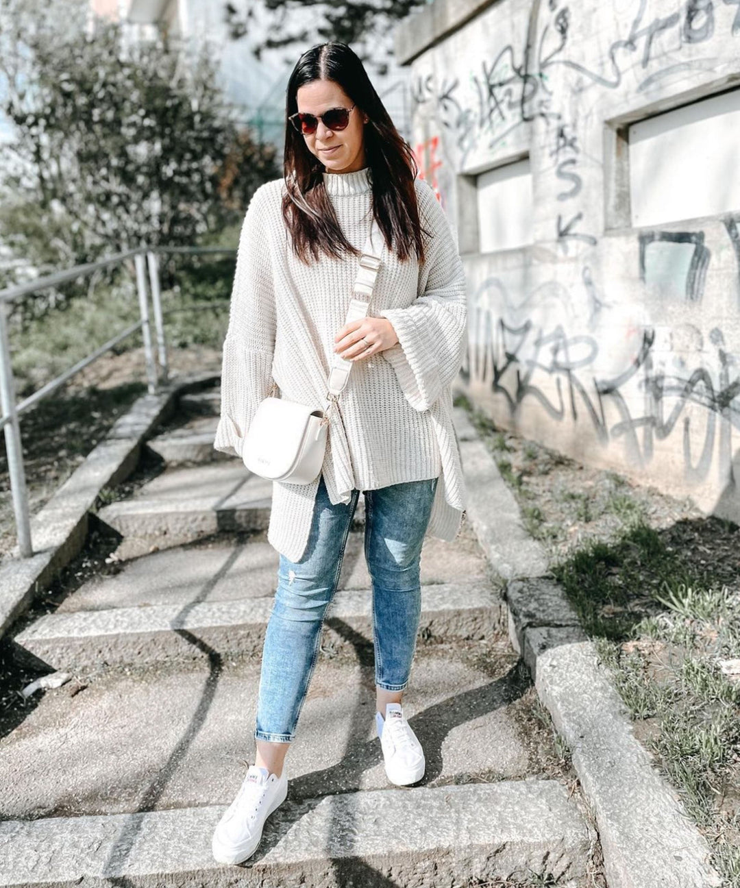 EB | Gemütlicher Oversized Strickpullover In Sanftem Beige