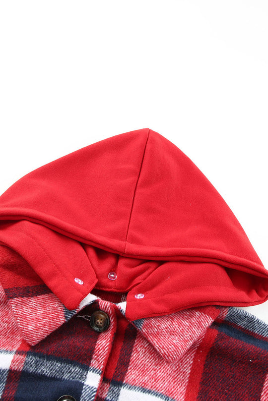 EB | Gitterhemdenjacke mit Kapuze Polyester Lässig und Trendy