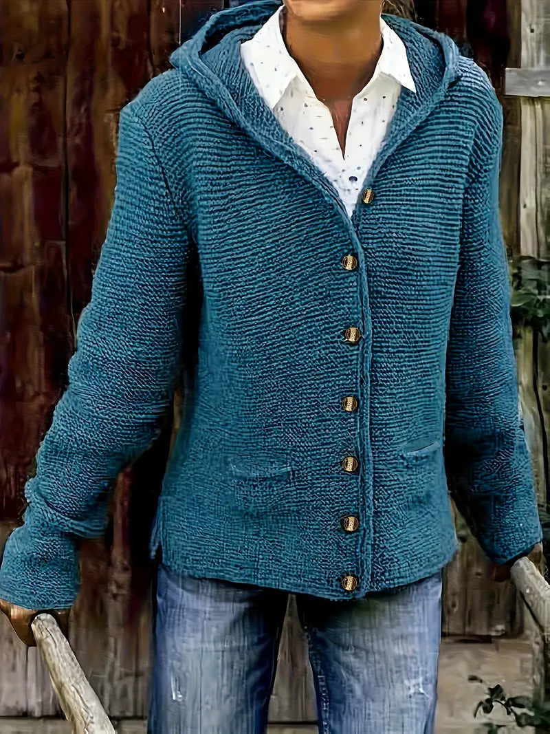 EB | Modische Strickjacke mit Knopfleiste