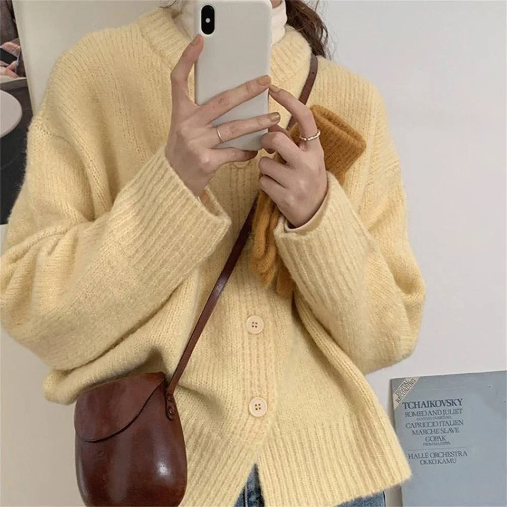 EB | Gemütlicher Lässiger Strick-Cardigan Pullover