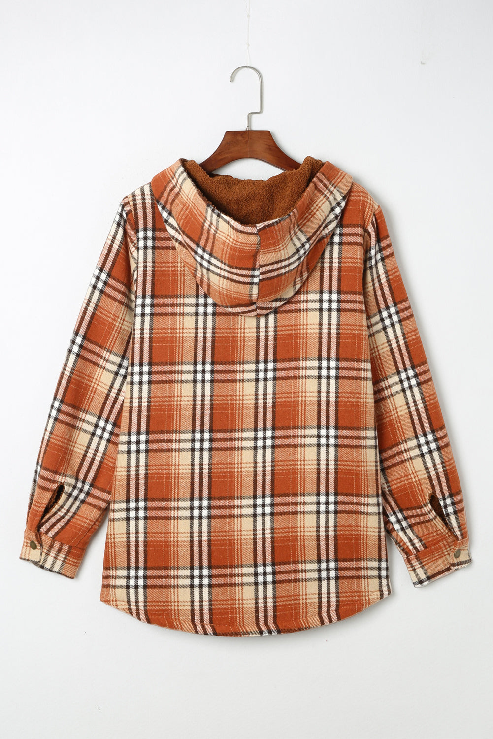 EB | Gepunktete Jacke mit Kapuze Weiches Plüschfutter Perfekt für Kalte Tage