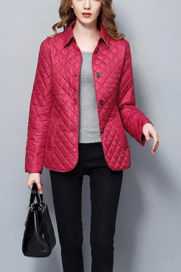 EB | Baumwollmix Slim Fit Jacke für Herbst und Winter