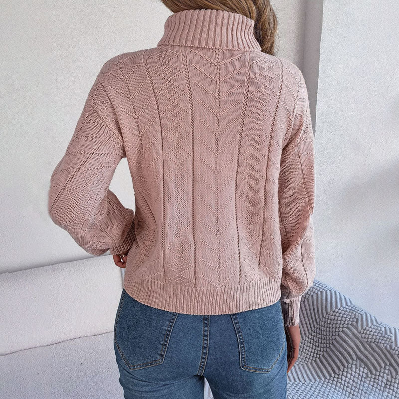 EB | Schlichter Strickpullover Für Damenmode