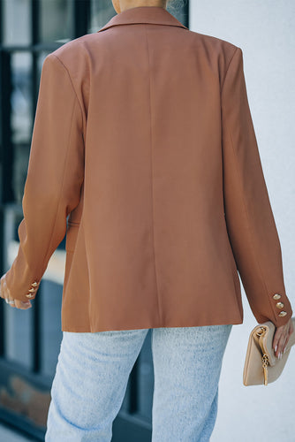 EB | Doppelreiher-Reverskragen Langarm Blazer