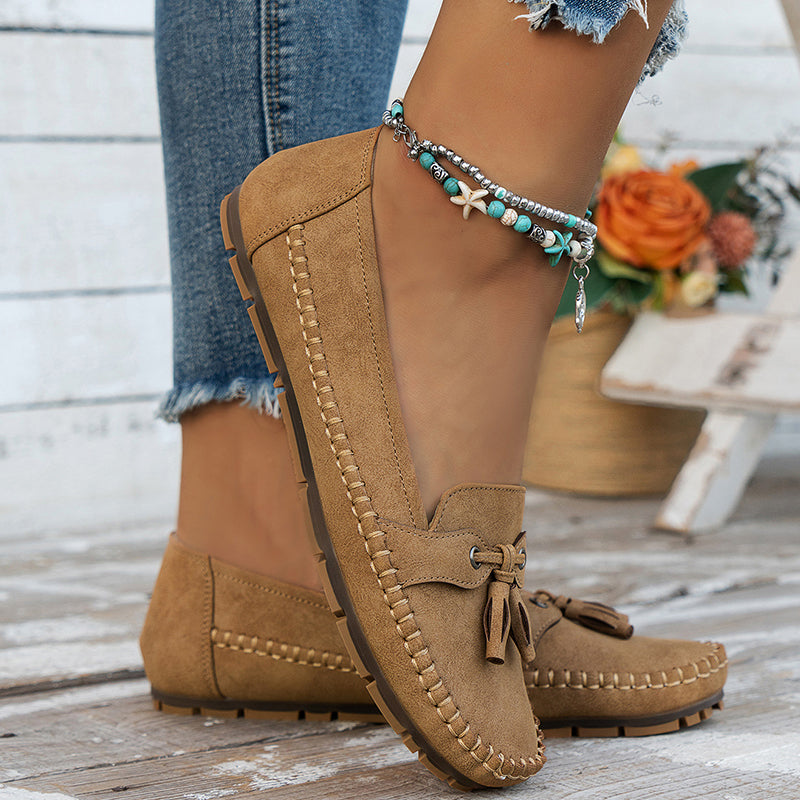 EB | Klassische Wild Loafer mit Quastendetail für Damen