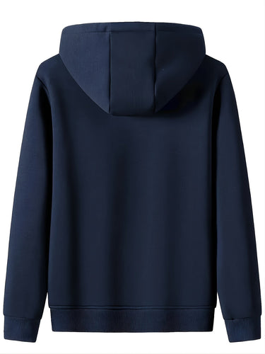 EB | Gemütliche Fleecegefütterte Jacke mit Kapuze für Herren