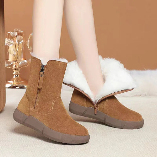 Stylische orthopädische Winterboots in Mid-Calf-Länge EB EB