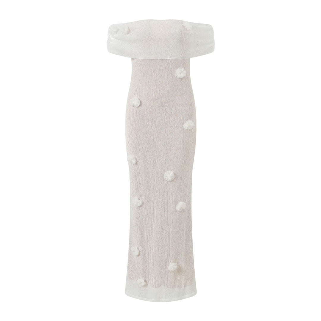 EB | Kleid mit Blumenschulter