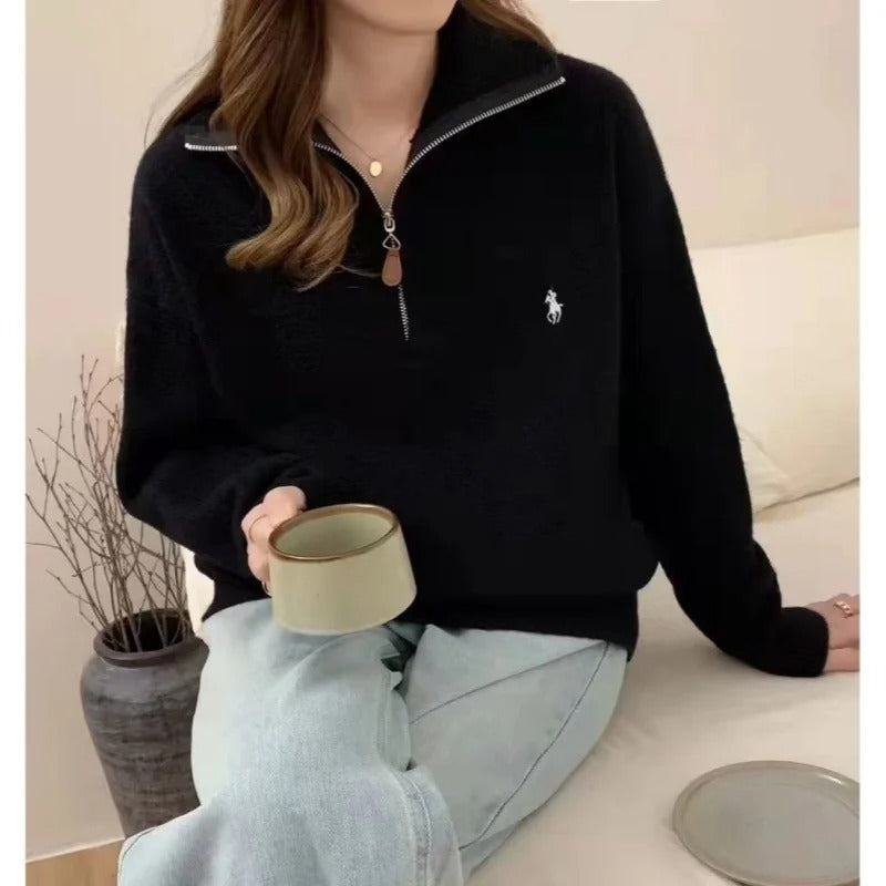 EB | Bequemer Pullover mit Reißverschluss
