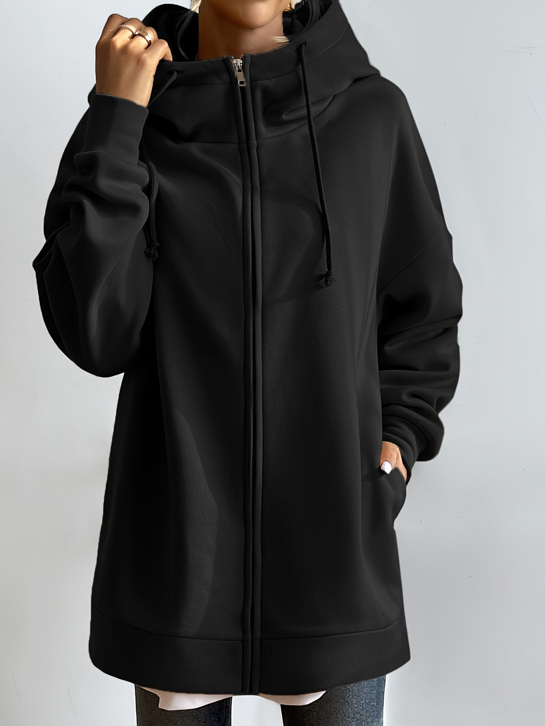 EB | Lässiger Sport Kapuzenzipper Pullover